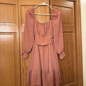 Dusty rose dress